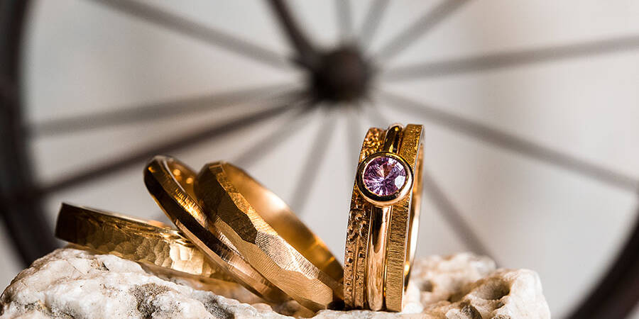 Paulette a bicyclette - bagues